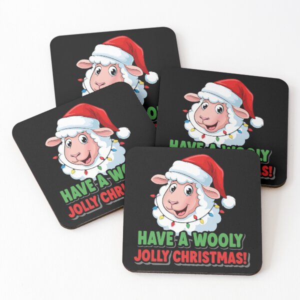 Item preview, Have a Wooly Jolly Christmas | Funny Sheep in Santa Hat Holiday Design designed and sold by graphicnew.
