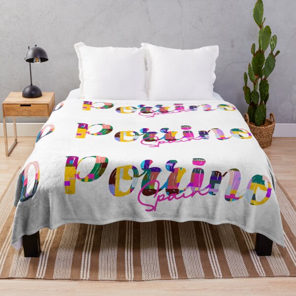 Item preview, O Porriño, Spain, Vibrant Abstract City Typography Art designed and sold by Wanderful-roads.