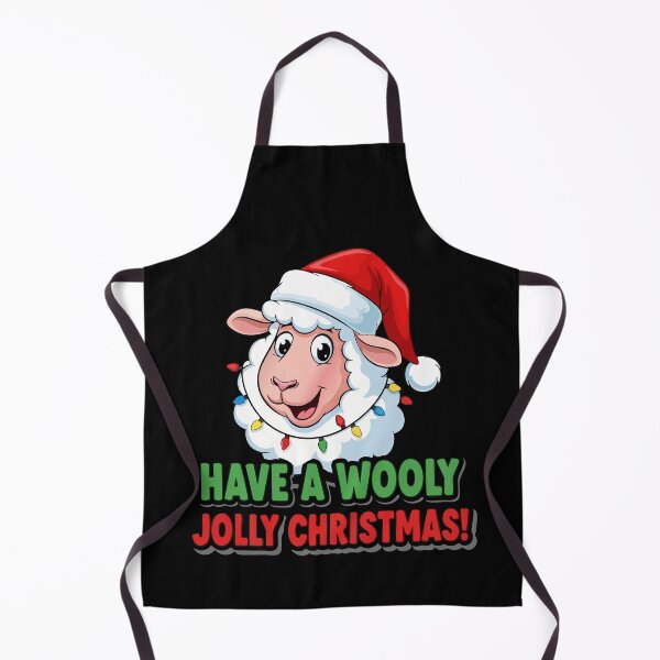 Item preview, Have a Wooly Jolly Christmas | Funny Sheep in Santa Hat Holiday Design designed and sold by graphicnew.