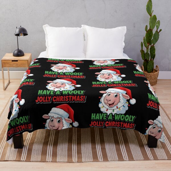 Item preview, Have a Wooly Jolly Christmas | Funny Sheep in Santa Hat Holiday Design designed and sold by graphicnew.