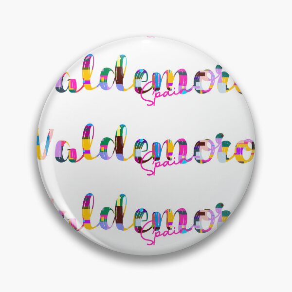 Item preview, Valdemoro, España, vibrante arte tipográfico abstracto de la ciudad designed and sold by Wanderful-roads.