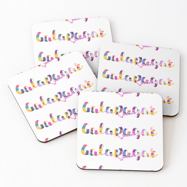 Item preview, Galapagar, Spain, Vibrant Abstract City Typography Art designed and sold by Wanderful-roads.