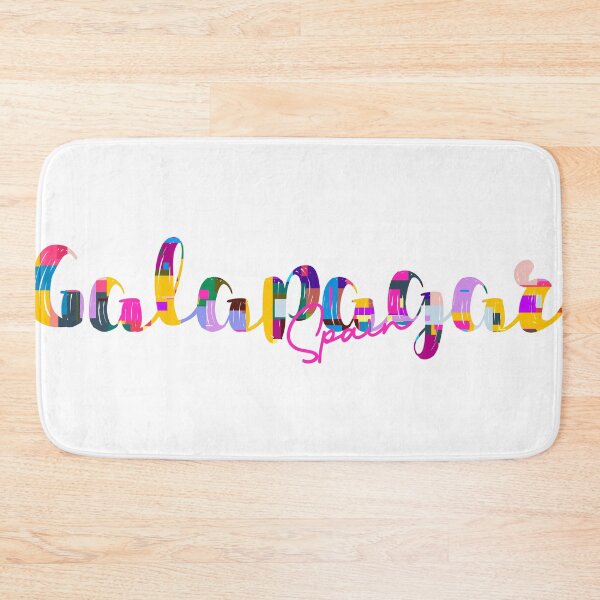 Item preview, Galapagar, Spain, Vibrant Abstract City Typography Art designed and sold by Wanderful-roads.