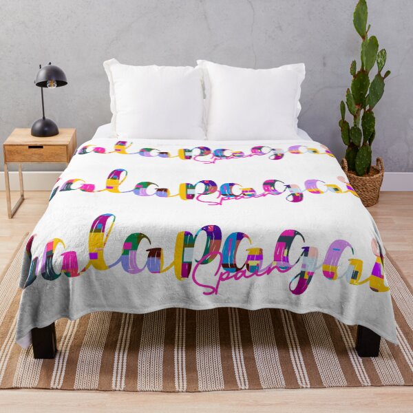 Item preview, Galapagar, Spain, Vibrant Abstract City Typography Art designed and sold by Wanderful-roads.