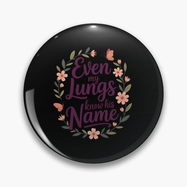 Item preview, Even My Lungs Know His Name Christian Breath Quote designed and sold by JonBarnes22.