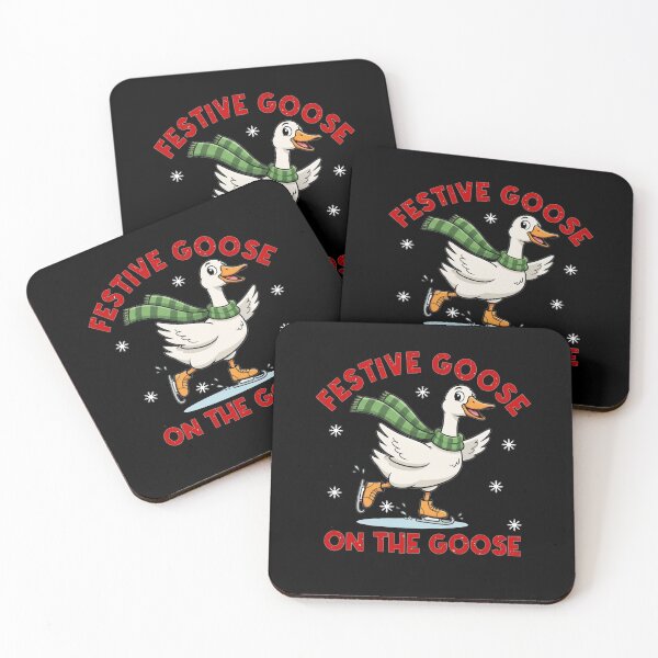 Item preview, Festive Goose Goose Silly Xmas The Quote Loose On Funny designed and sold by Rackaam777Art.