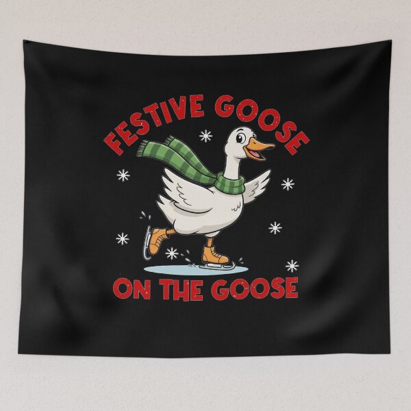 Item preview, Festive Goose Goose Silly Xmas The Quote Loose On Funny designed and sold by Rackaam777Art.