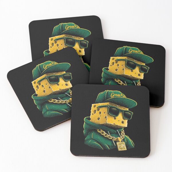 Item preview, Green Bay Packers Mascot Cheesehead M5638 designed and sold by PeterBJensen.