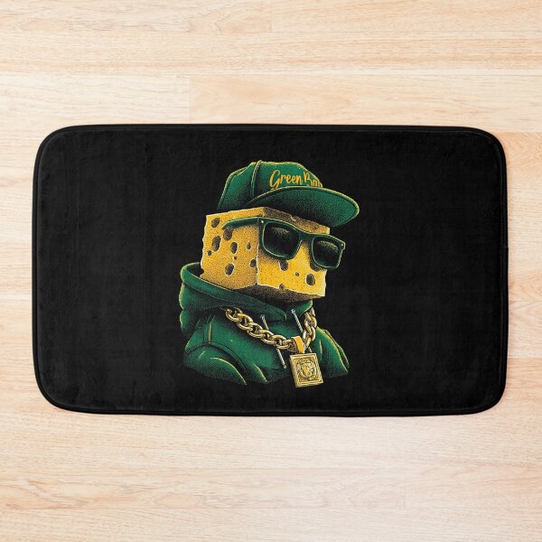 Item preview, Green Bay Packers Mascot Cheesehead M5638 designed and sold by PeterBJensen.