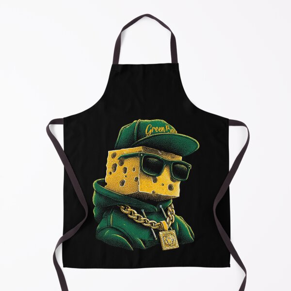 Item preview, Green Bay Packers Mascot Cheesehead M5638 designed and sold by PeterBJensen.