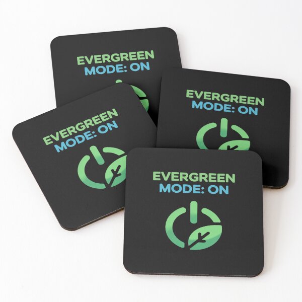 Item preview, Evergreen Mode ON Sustainable Eco Power Leaf Neon designed and sold by JonBarnes22.