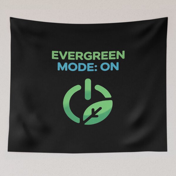 Item preview, Evergreen Mode ON Sustainable Eco Power Leaf Neon designed and sold by JonBarnes22.