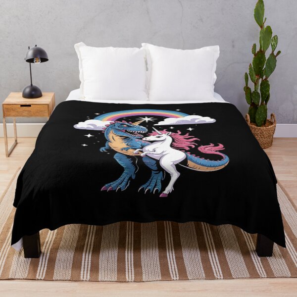 Item preview, Unicorn Riding Dinosaur Boys Girls Men Women Rainbow designed and sold by HuValverdeArt.