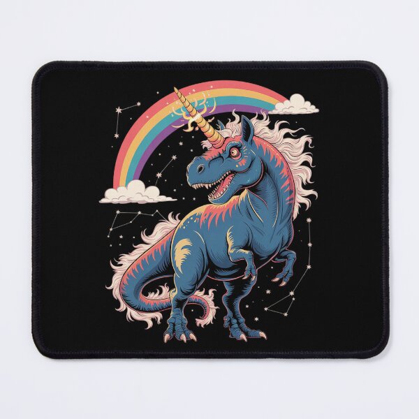 Item preview, Unicorn Riding Dinosaur 1 designed and sold by HuValverdeArt.