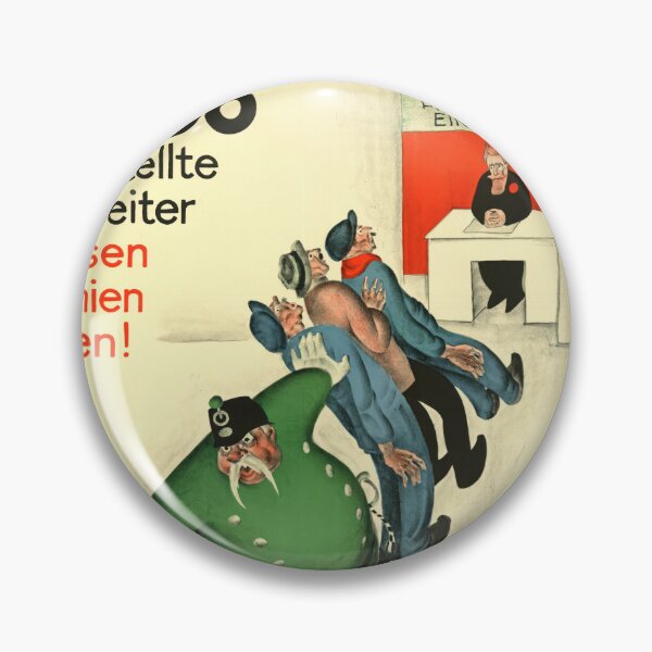 Item preview, Vintage Swiss Political Poster | 1920s Caricature Art | Historical Anti-Insurance Campaign | Charles Kuhn Artwork designed and sold by artofuniverse.