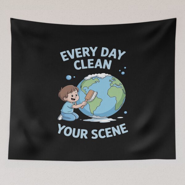 Item preview, Every Day Clean Earth Cartoon Eco Friendly novelty designed and sold by JonBarnes22.