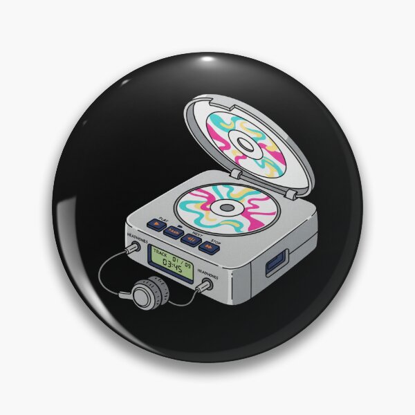 Item preview, Vintage CD Player – Retro Music Vibes designed and sold by CanvasFox.
