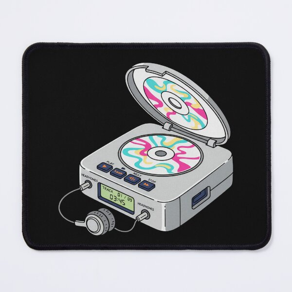 Item preview, Vintage CD Player – Retro Music Vibes designed and sold by CanvasFox.