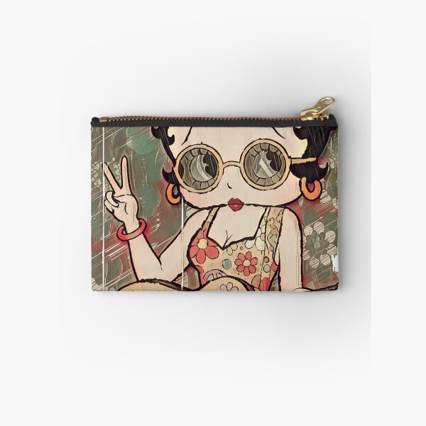 Item preview, Peace and Love Boop - Hippie Flower Power Art designed and sold by Hen-C-Art.