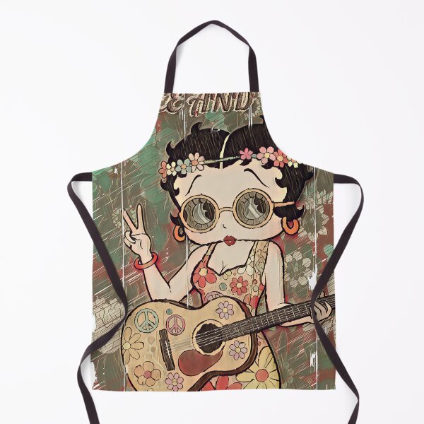 Item preview, Peace and Love Boop - Hippie Flower Power Art designed and sold by Hen-C-Art.