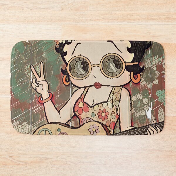 Item preview, Peace and Love Boop - Hippie Flower Power Art designed and sold by Hen-C-Art.