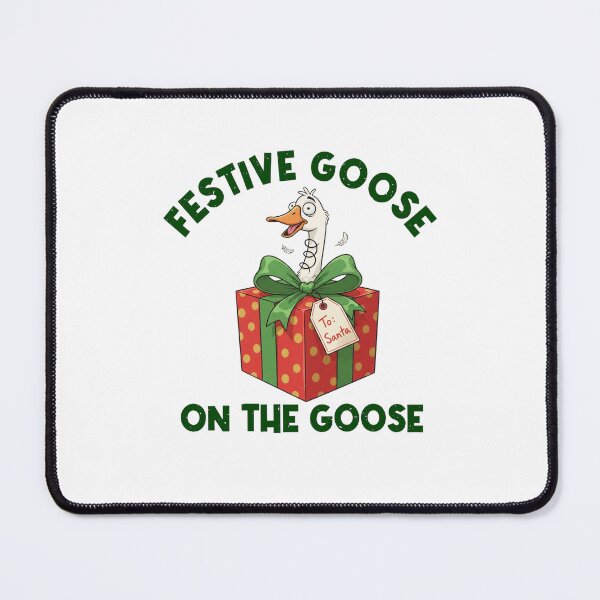 Item preview, Silly Quote The Xmas Festive Goose Loose Funny Goose On designed and sold by Rackaam777Art.