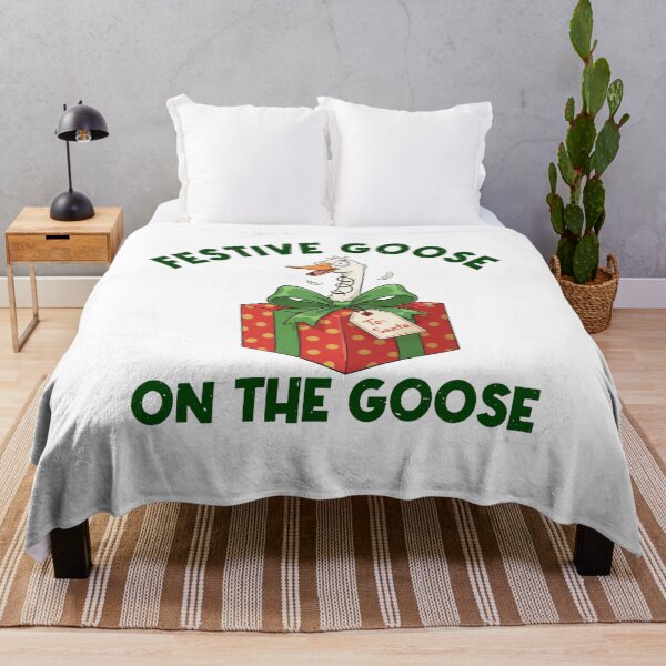 Item preview, Silly Quote The Xmas Festive Goose Loose Funny Goose On designed and sold by Rackaam777Art.