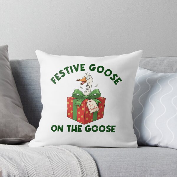 Item preview, Silly Quote The Xmas Festive Goose Loose Funny Goose On designed and sold by Rackaam777Art.