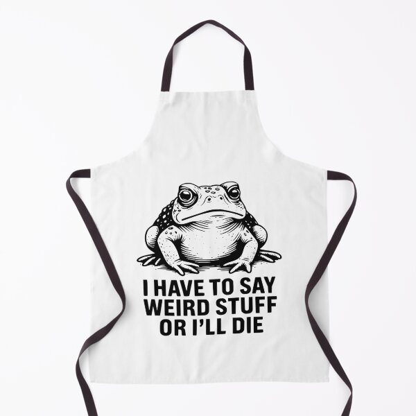 Item preview, Quote I Have To Say Weird Stuff Or I Will Die 80s designed and sold by JuliusaMenzelo.