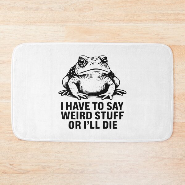 Item preview, Quote I Have To Say Weird Stuff Or I Will Die 80s designed and sold by JuliusaMenzelo.