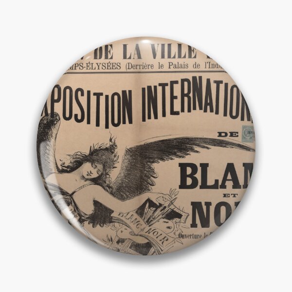 Item preview, Art Nouveau Poster | 3e Exposition Internationale | Black & White Art | Paris 1888 | Vintage French Wall Art Decor designed and sold by artofuniverse.