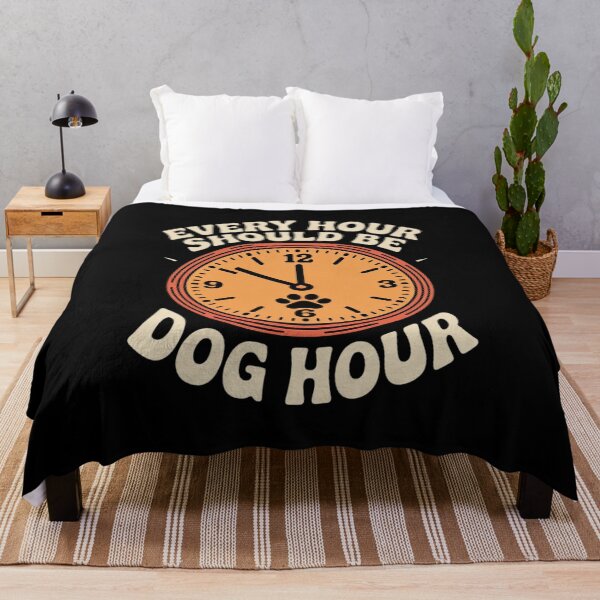 Item preview, Every Hour Is Dog Hour Paw Clock designed and sold by petrichorsworld.
