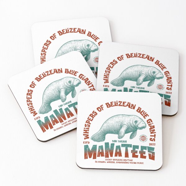 Item preview, Whispering Giants of Belize – Gentle Manatees from Caye Caulker designed and sold by Mafiadonar.