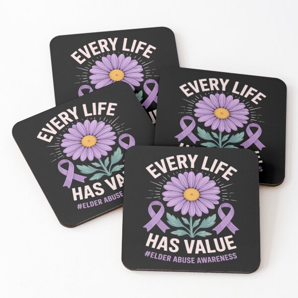 Item preview, Every Life Has Value Elder Abuse Awareness designed and sold by petrichorsworld.