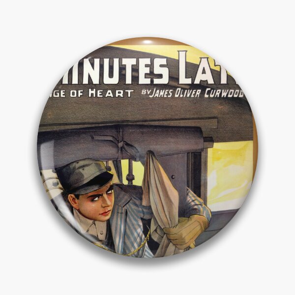 Item preview, Vintage Silent Film Poster | 4 Minutes Late | Early 20th Century Art | Selig Polyscope Co | Curwood & Cinema History designed and sold by artofuniverse.