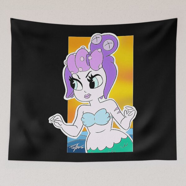 Item preview, Cuphead Mermaid designed and sold by claireatuited.