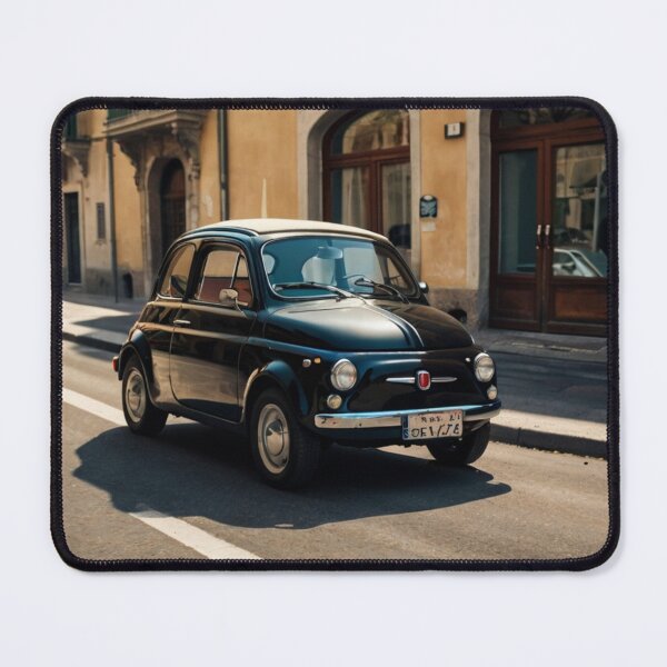 Item preview, Black Elegance, Vintage Fiat 500 on the Italian Street designed and sold by BlareBlare.