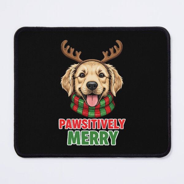 Item preview, Pawsitively Merry | Cute Dog in Antlers Funny Christmas Design designed and sold by graphicnew.
