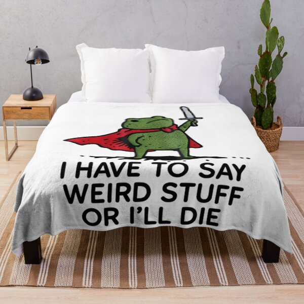Artikelvorschau, Retro-Stil Ich muss komische Sachen sagen, sonst sterbe ich, du dummer Frosch entworfen und verkauft von JuliusaMenzelo.
