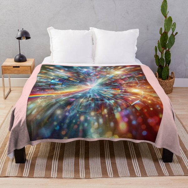 Item preview, A fragmented shattered glass effect with rainbow hues. designed and sold by IrsathThaslima.