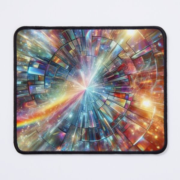 Item preview, A fragmented shattered glass effect with rainbow hues. designed and sold by IrsathThaslima.