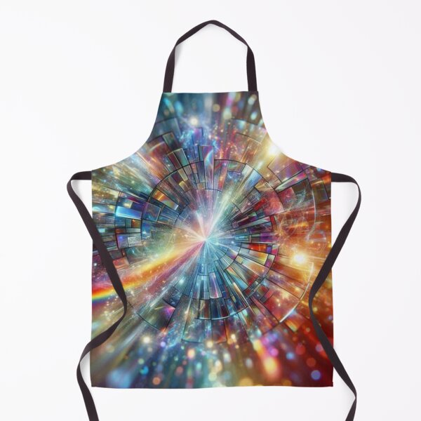 Item preview, A fragmented shattered glass effect with rainbow hues. designed and sold by IrsathThaslima.