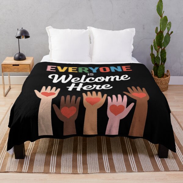 Item preview, Everyone is Welcome Here Idaho Teacher designed and sold by petrichorsworld.