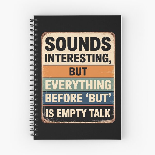 Item preview, Everything Before BUT is Empty Talk designed and sold by petrichorsworld.