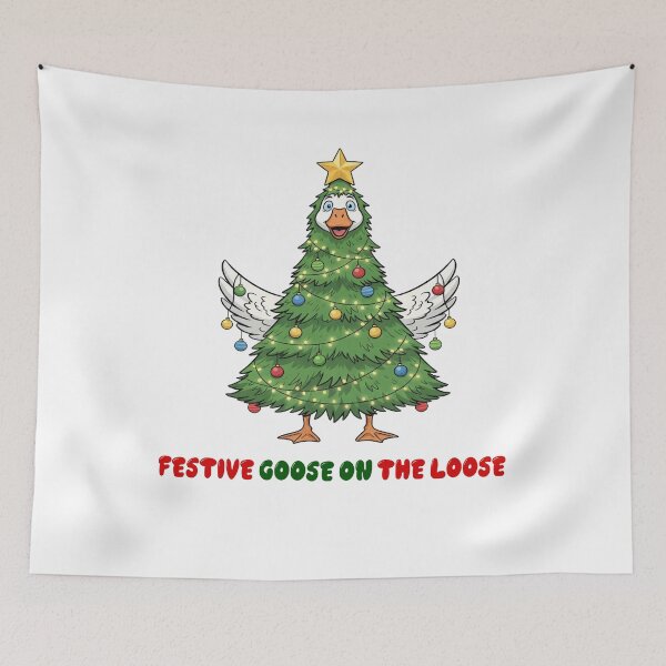 Item preview, Goose On Loose Goose Silly Festive Funny The Xmas Quote designed and sold by Rackaam777Art.