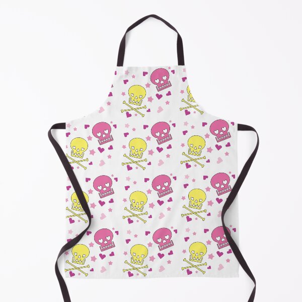 Item preview, Lovely Skulls - Yellow and Pink designed and sold by bunbun369.