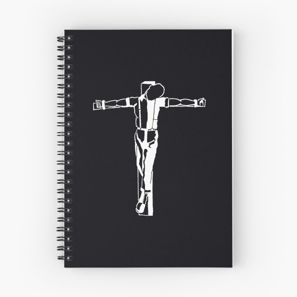Item preview, Crucified Skinhead Silhouette — Punk Street Art Style designed and sold by urlobabtt46.