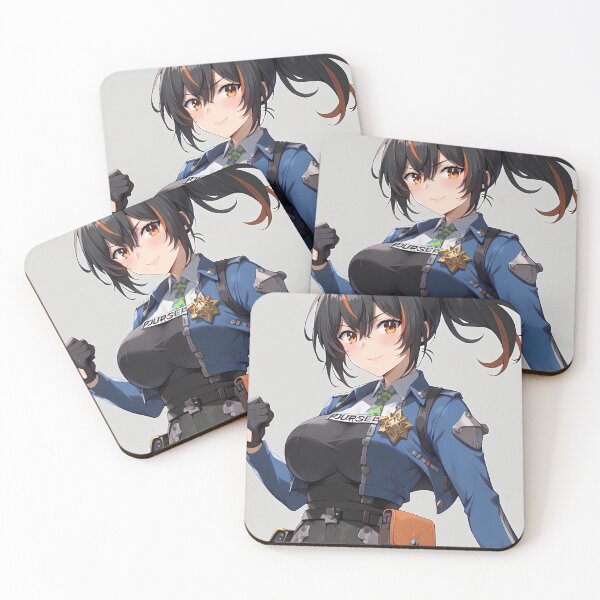 Item preview, Zhu Yuan Smiling Pose Zenless Zone Zero Anime Girl designed and sold by thedarvills.