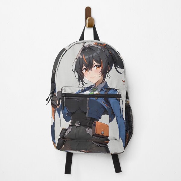 Item preview, Zhu Yuan Smiling Pose Zenless Zone Zero Anime Girl designed and sold by thedarvills.