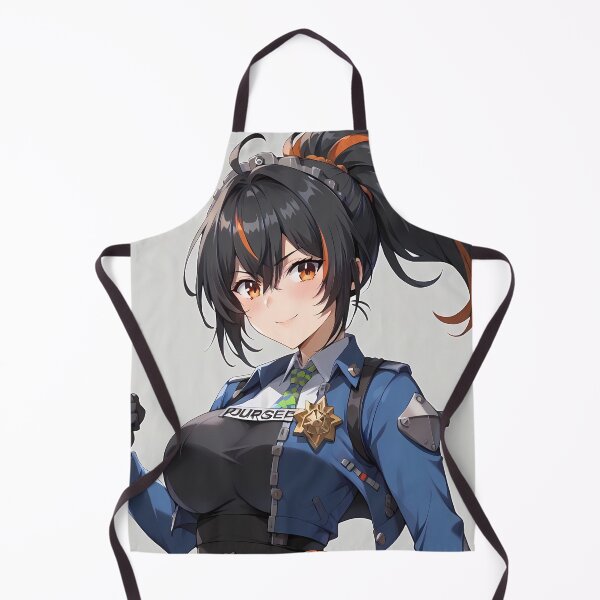 Item preview, Zhu Yuan Smiling Pose Zenless Zone Zero Anime Girl designed and sold by thedarvills.